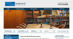 Desktop Screenshot of lehrlaw.com